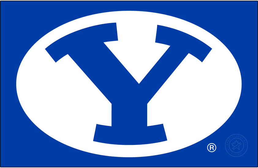 Brigham Young Cougars 2016-Pres Alt on Dark Logo v2 iron on transfers for T-shirts